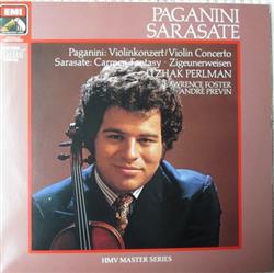 Download Itzhak Perlman Paganini Sarasate Royal Philharmonic Orchestra Lawrence Foster, André Previn - Paganini Concerto No1 In D Sarasate Carmen Fantasy Zigeunerweisen