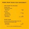 écouter en ligne Mary Jeanne Van Appledorn Stuart Glazer - Music From Texas Tech University