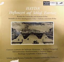 Download Haydn Camerata Academica des Salzburger Mozarteums, Bernhard Paumgartner, Südwestdeutsches Kammerorchester, Friedrich Tilegant, Bamberger Symphoniker, István Kertész, André Navarra, Susanne Lautenbacher - Hofkonzert auf Schloß Esterház