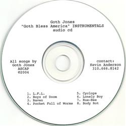 Download Goth Jones - Goth Bless America Instrumentals