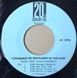 Download No Artist - Conquest Of The Planet Of The Apes Radio Spot Announcements