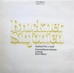 Download Bruckner, Gewandhausorchester Leipzig, Kurt Masur - Bruckner Sinfonien Sinfonie Nr 1 C moll