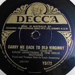 Download Louis Armstrong & The Mills Brothers - Carry Me Back To Old Virginny Darling Nelly Gray