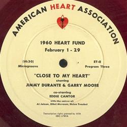 Download Jimmy Durante & Garry Moore Dick Powell And June Allyson - Close To My Heart