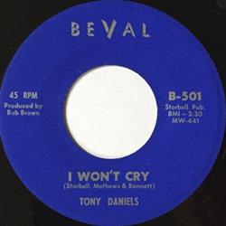 Download Tony Daniels - i wont cry