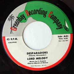 Download Lord Melody - Desperadors The Eyes Of Trinidad