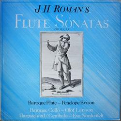 Download JHRoman, Penelope Evison, Olof Larsson, Eva Nordenfelt - Flute Sonatas Nris 4 11 3 8