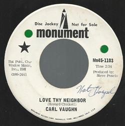 Download Carl Vaughn - Love Thy Neighbor