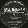 escuchar en línea Paul Hannah - Adventures In Techno Soul