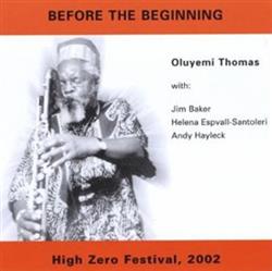 Download Oluyemi Thomas - Before The Beginning