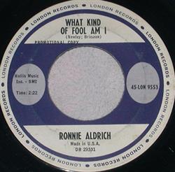 Download Ronnie Aldrich - What Kind Of Fool Am I