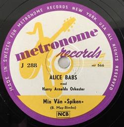 Download Alice Babs - Min Vän Spiken Bella Musica