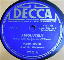 Download Jabbo Smith And His Orchestra - Absolutely How Can Cupid Be So Stupid