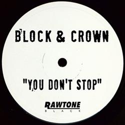 Download Block & Crown - You Dont Stop