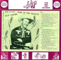 Download Wilf Carter - Dawn On The Prairie