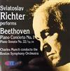 écouter en ligne Sviatoslav Richter Performs Beethoven, Charles Munch Conducts The Boston Symphony Orchestra - Piano Concerto No 1 Piano Sonata No 22Op 54