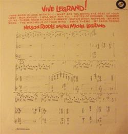 Download Nelson Riddle - Vive Legrand Nelson Riddle Salutes Michel Legrand