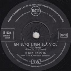 Download Towa Carson Med Leif Kronlunds Orkester - En Blyg Liten Blå Viol Tammy