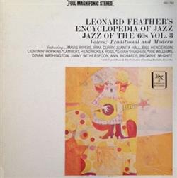 Download Various - Leonard Feathers Encyclopedia Of Jazz Jazz Of The 60s Volume 3 Voices Traditional And Modern