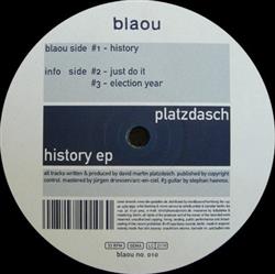 Download Platzdasch - History EP