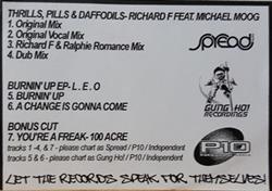 Download Richard F Feat Michael Moog LEO 100 Acre - Thrills Pills Daffodils Burnin Up Youre A Freak