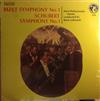 last ned album Bizet Schubert Paris Philharmonic Orchestra Conducted By René Leibowitz - Symphony No 1 Symphony No 1