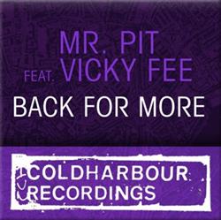 Download Mr Pit Feat Vicky Fee - Back For More